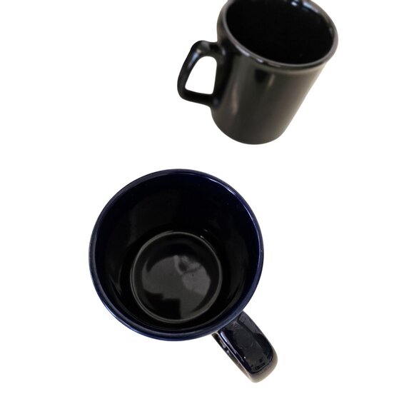 WEZW FM 93 Mug Navy Blue Ceramic Coffee Cup With Handle - Picture 4 of 5